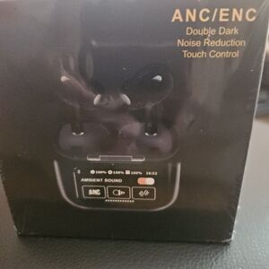 Black ANC/ENC Wireless Earbuds